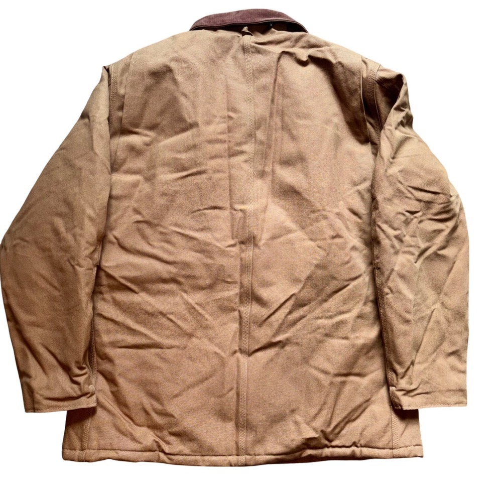 Carhartt‎ Men's Firm Duck New Coat Insulated Jacket Lined Men's 50 Tall Vintage - Picture 5 of 5